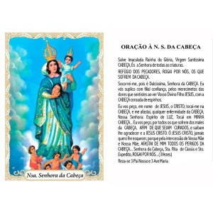 OG14017P100 - Oração N. Sra. Da Cabeça c/ 100un. - 9,5x6,5cm