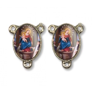 ET1681065P2 - Entremeio N. Sra. Do Rosário Duplo Resinado c/ 2un. - 2,5x2cm