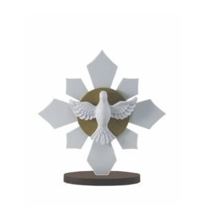 DF1980203 - Pedestal Dívino Espírito Santo - 11,5x12cm